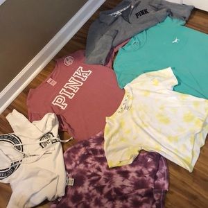 Vs-pink shirt & hoodie bundle!!!!